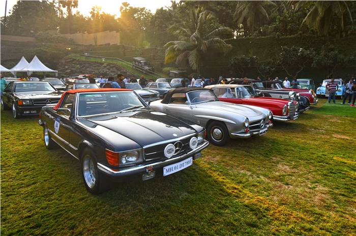 MBCCR, Mercedes-Benz Classic Car Rally in Mumbai, vintage cars